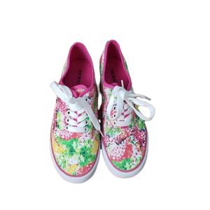 Joe Boxer Multi Color - Pink Green Yellow Red - Dye Sneakers Shoes